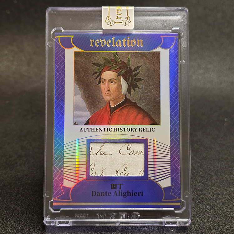 Eternal - Revelation Authentic History Relic 2025 - Dante Alighieri 69/75