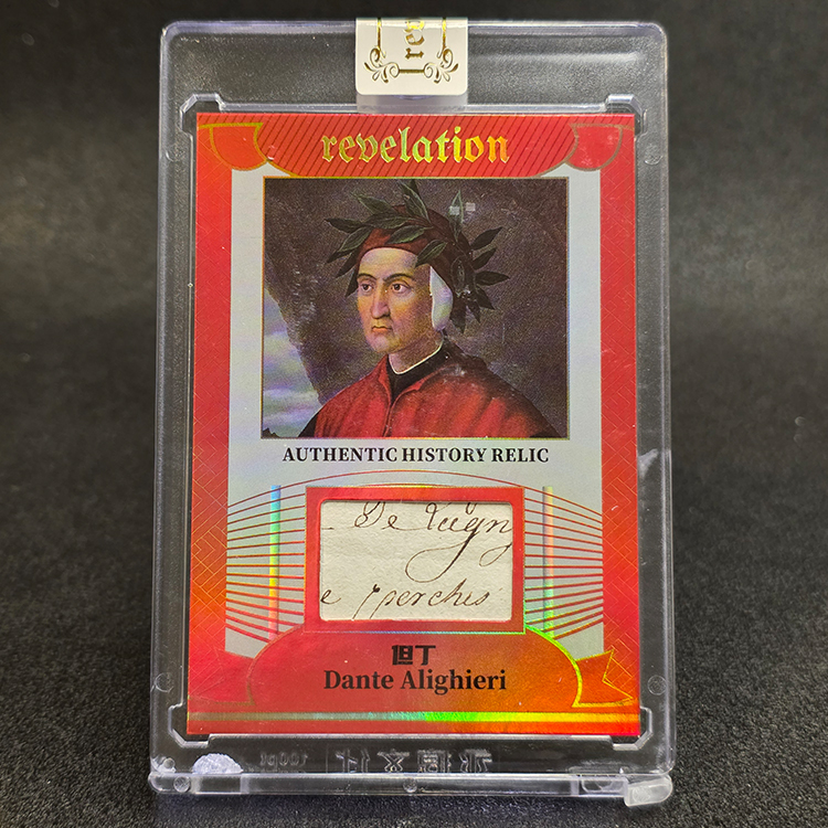 Eternal - Revelation Authentic History Relic 2025 - Dante Alighieri 22/25