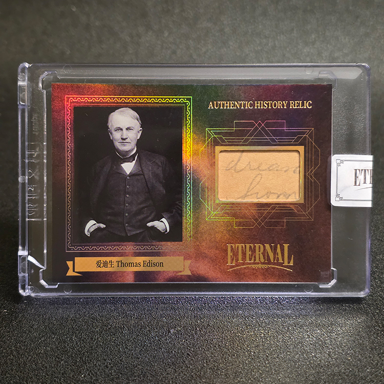 Eternal - Revelation Authentic History Relic 2025 - Thomas Edison 44/99