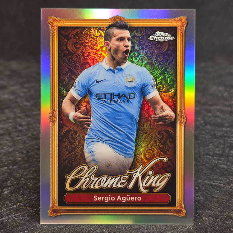 Topps Premier League 2025-26 - Chrome King - Sergio Aguero, Manchester City #CK14