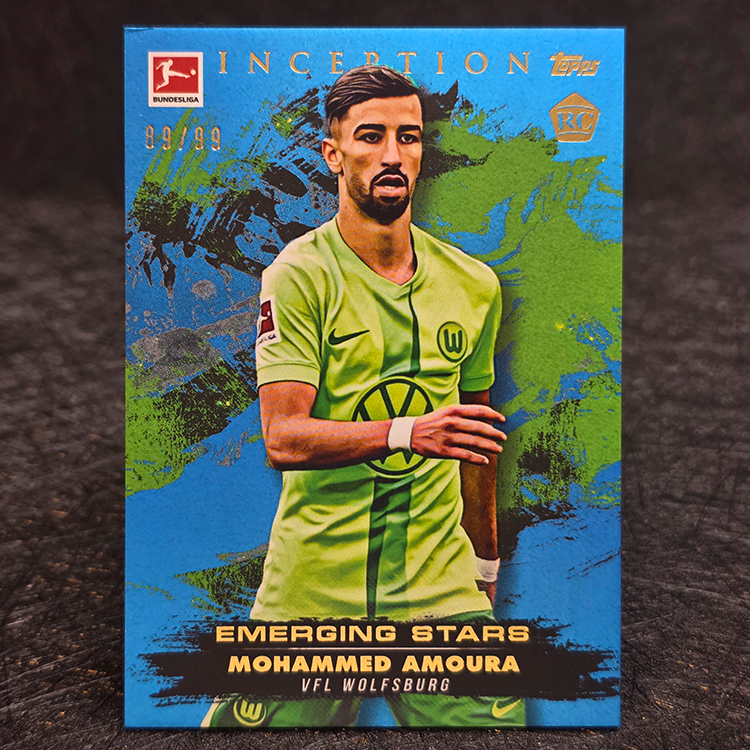 Topps Inception Bundesliga 2024-25 - Emerging Star - Mohammed Amoura, Wolfsburg /99