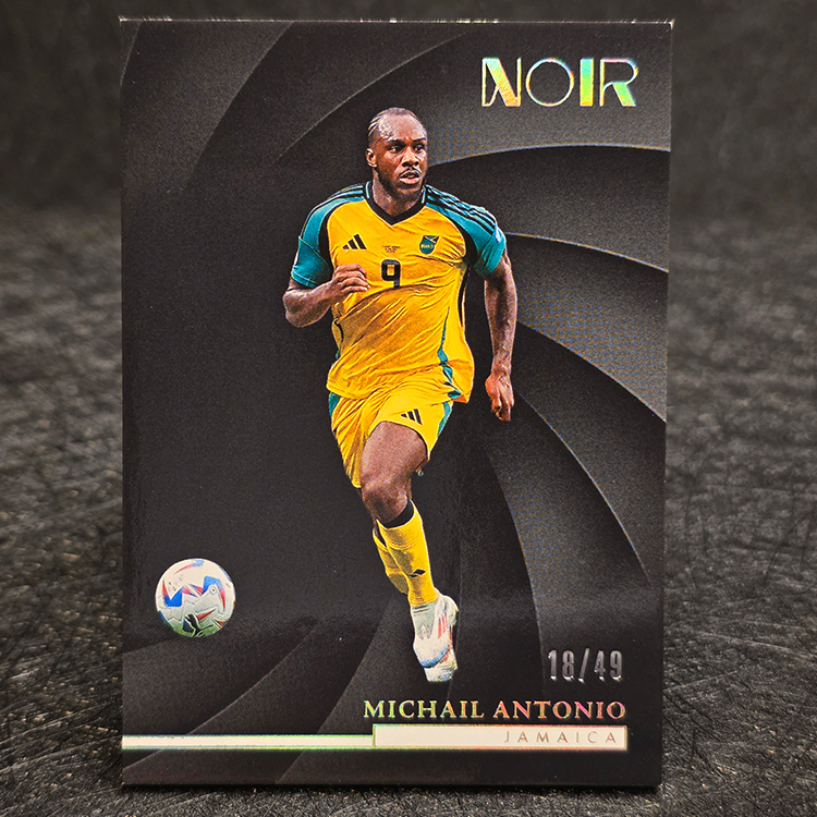 Panini Noir Soccer 2004/25 - Silver - Michail Antonio, Jamaica /49 #53