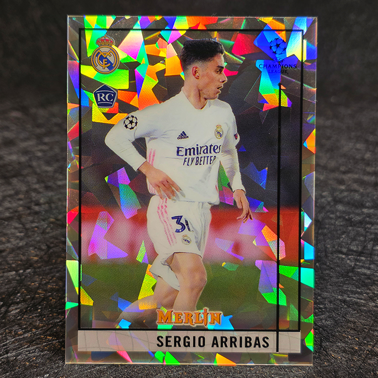Topps Merlin UEFA 2020-21 - Atomic - Sergio Arribas, Real Madrid /250 #37