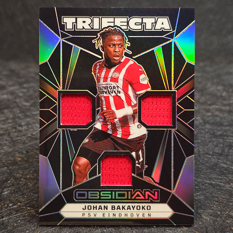 Panini Obsidian 2024-25 - Trifecta - Johan Bakayoko, PSV Eindhoven /99 #TM-JB