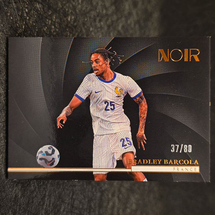 Panini Noir Soccer 2004/25 - Bronze - Bradley Barcola, France /80 #160