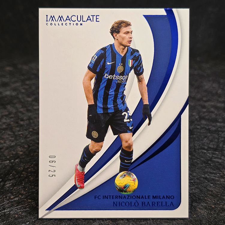 Panini Immaculate 2024-25 - Blue - Nicolo Barella, Inter /25 #21