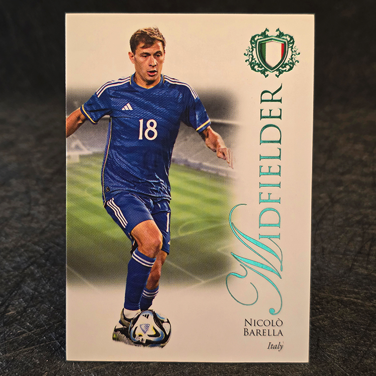 Futera Unique 2023 - Midfielder - Nicolo Barella, Italy /20 #031