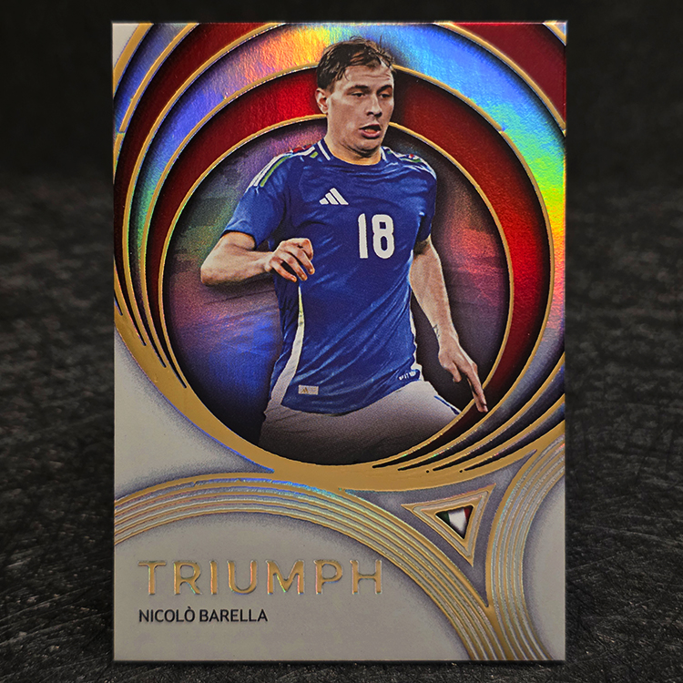 Futera Platinum 2025 - Triumph - Nicolo Barella, Italy /9 #INA03