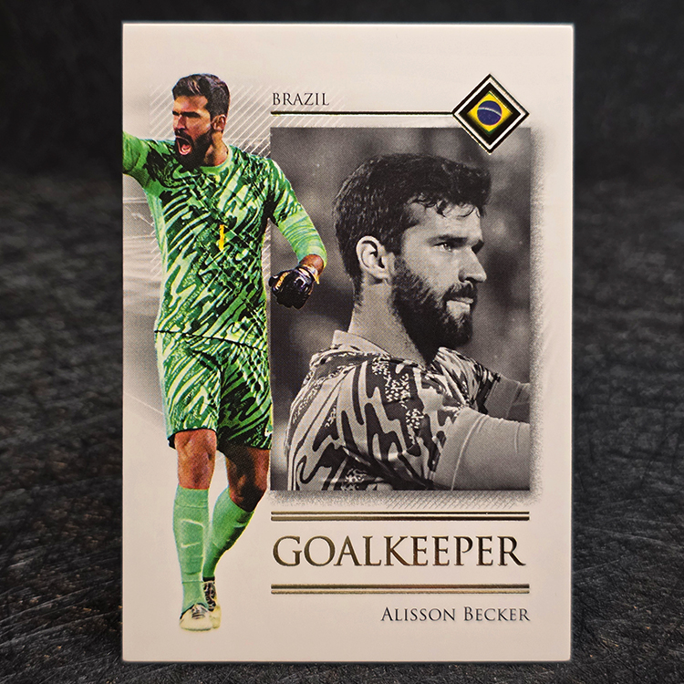 Futera Unique World Football 2025 - Goalkeeper - Alisson Becker, Brazil #001
