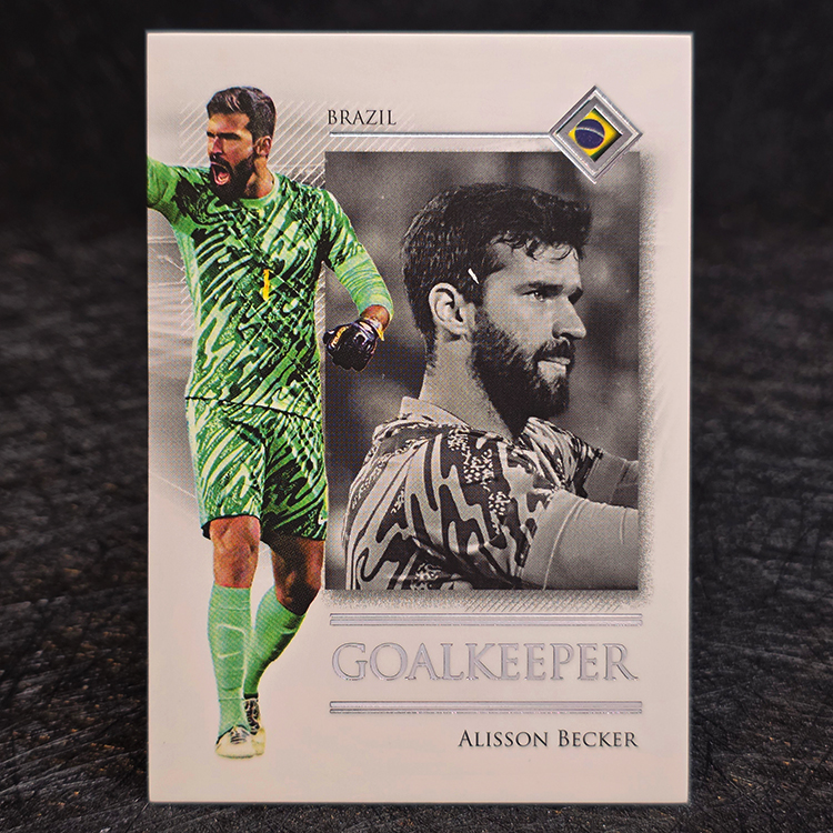 Futera Unique 2025 - Goalkeeper - Alisson Becker, Brazil /69 #001