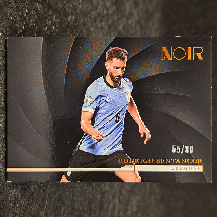 Panini Noir Soccer 2004/25 - Bronze - Rodrigo Bentancur, Uruguay /80 #121
