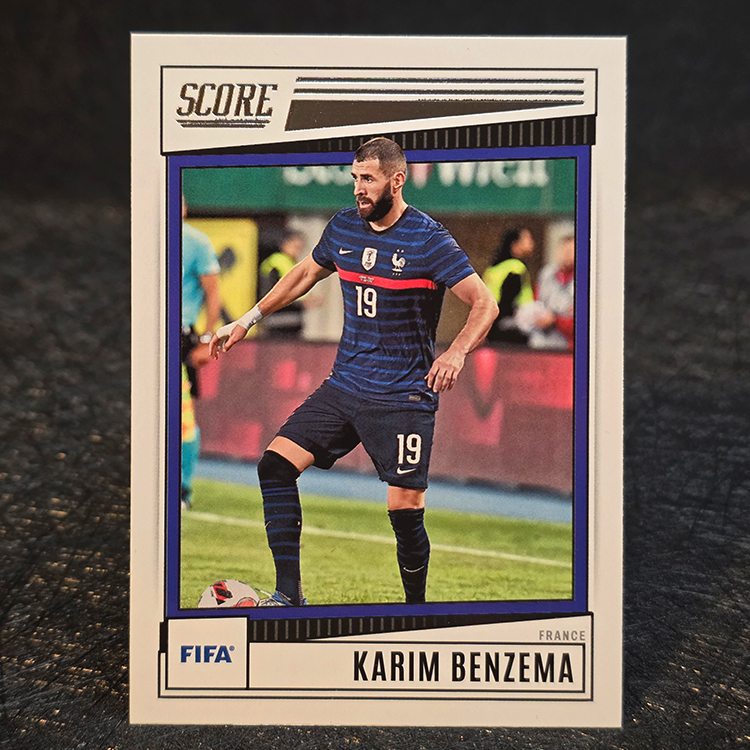 Panini Score FIFA Soccer 2022-23 - Karim Benzema, France #75