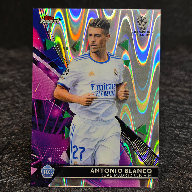 Topps Finest UCL 2021-22 - Purple - Antonio Blanco, Real Madrid /199 #96
