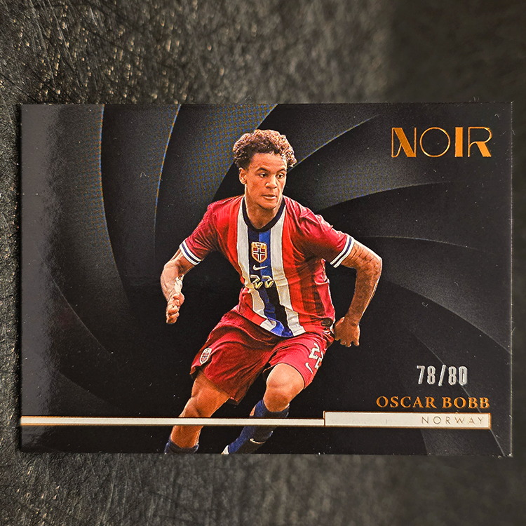 Panini Noir Soccer 2004/25 - Bronze - Oscar Bobb, Norway /80 #105