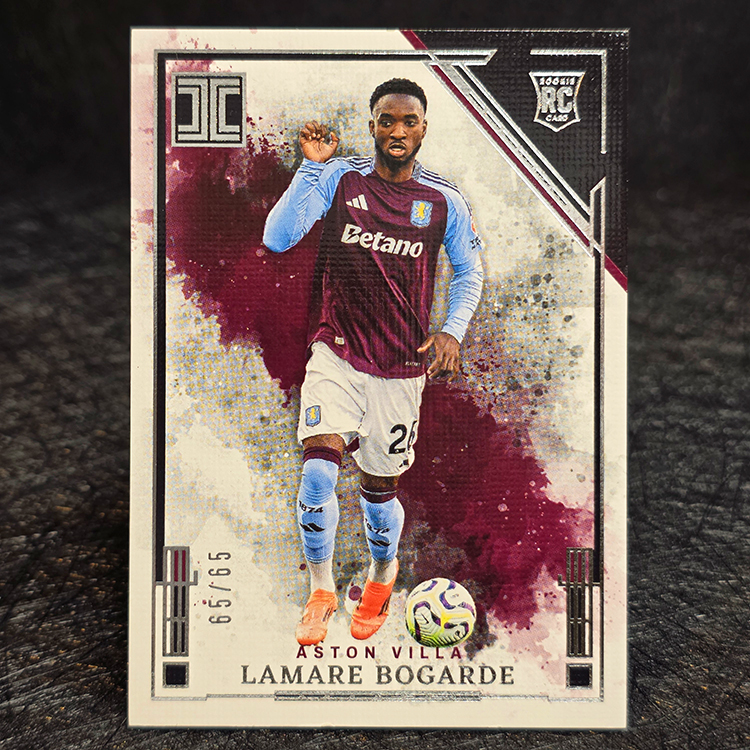 Panini Impeccable PL 2024-25 - Silver - Lamare Bogarde, Aston Villa 65/65 #10