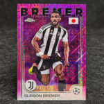 Topps Chrome UEFA 2024-25 - Japanese Edition, Pink - Gleison Bremer, Juventus /125 #107