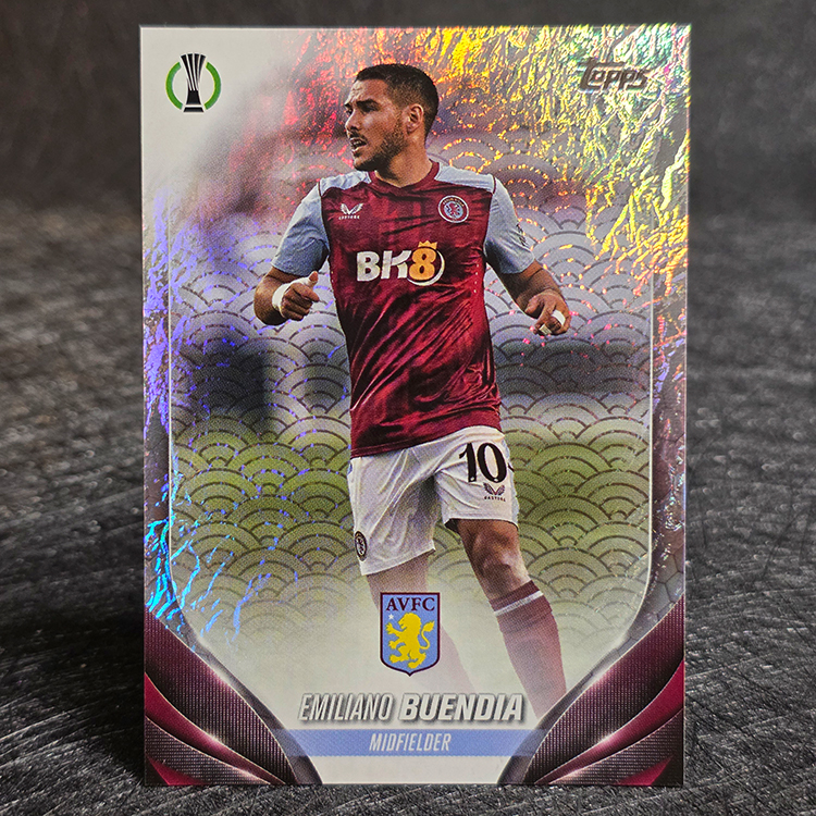 Topps UEFA 2023-24 - Silver - Emiliano Buendia, Aston Villa /99 #133