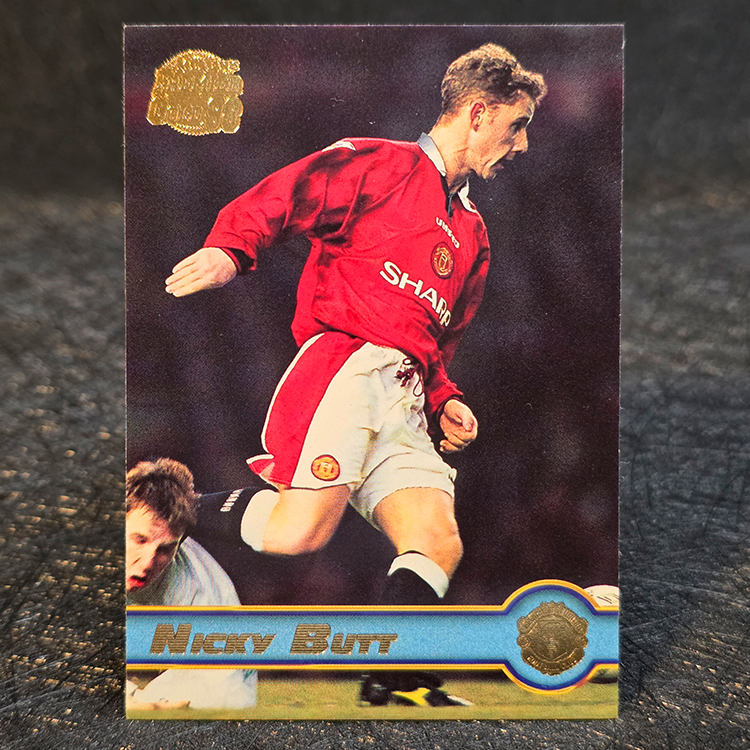Topps Merlin's Premier Gold 1997-98 - Nicky Butt, Manchester United #107