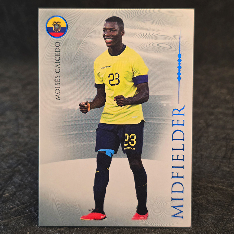 Futera Unique 2023 - Midfielder - Moises Caicedo, Ecuador /15 #033