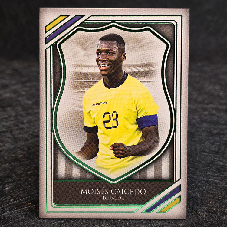 Futera Unique 2025 - Heritage - Green - Moises Caicedo, Ecuador /24 #HG033