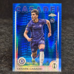 Topps Chrome UEFA 2024-25 - Blue - Cesare Casadei, Chelsea /150 #136