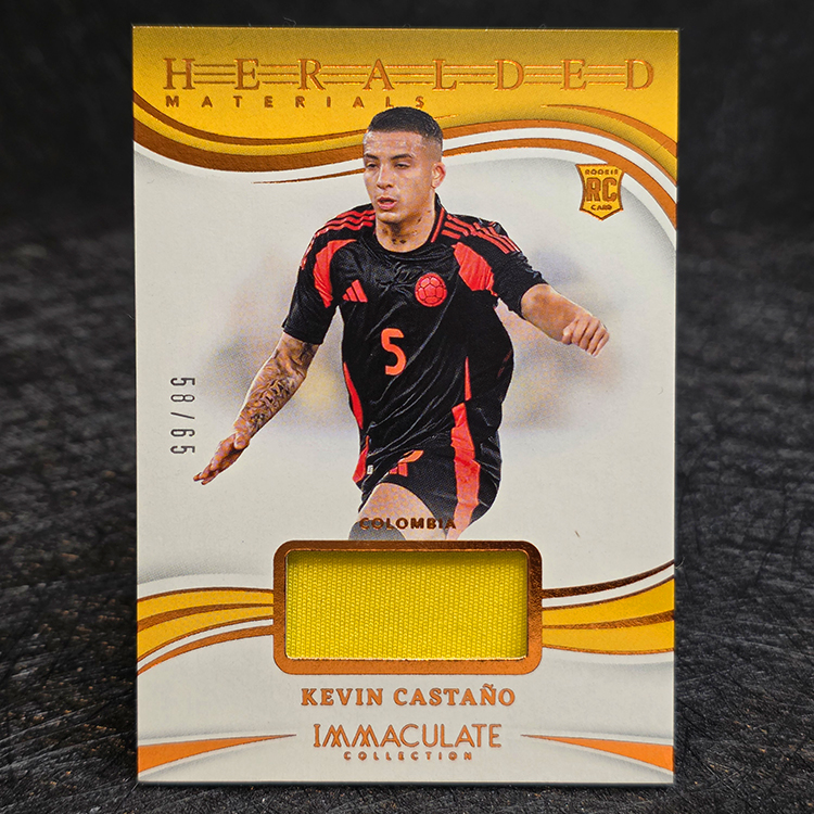 Panini Immaculate 2024-25 - Heralded Materials - Kevin Castano, Colombia /65 #HM-KC