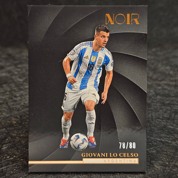 Panini Noir Soccer 2004/25 - Bronze - Giovani Lo Celso, Argentina /80 #51