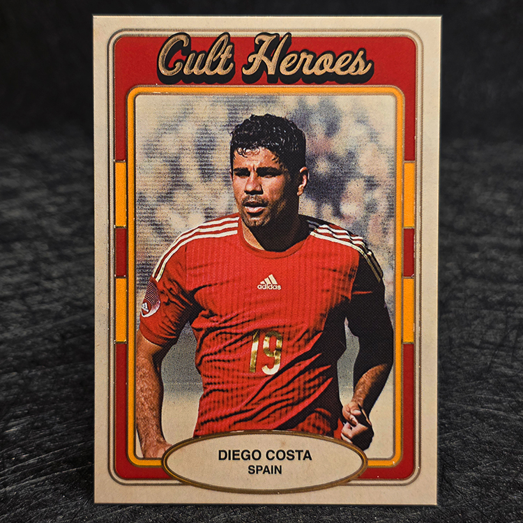 Futera Unique 2025 - Cult Heroes - Red - Diego Costa, Spain /18 #CH106