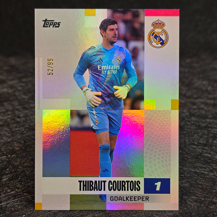 Topps Real Madrid Team Set 2024-25 - Thibuat Courtois, Real Madrid /99 #1