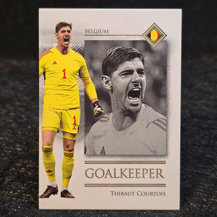 Futera Unique World Football 2025 - Goalkeeper - Thibaut Courtois, Belgium #003