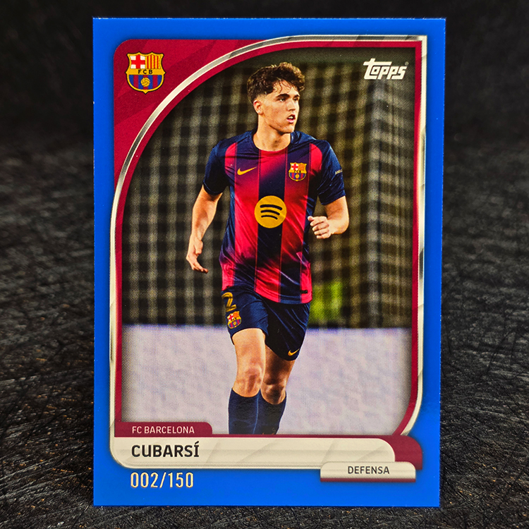 Topps Barcelona Collector Tin 2025 - Pau Cubarsi, Barcelona /150 #2
