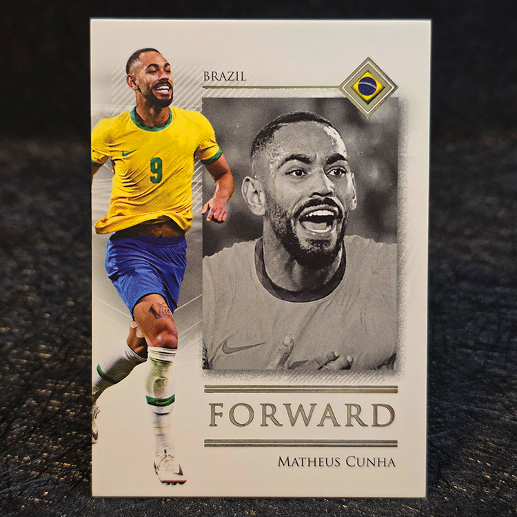 Futera Unique World Football 2025 - Forward - Matheus Cunha, Brazil #062