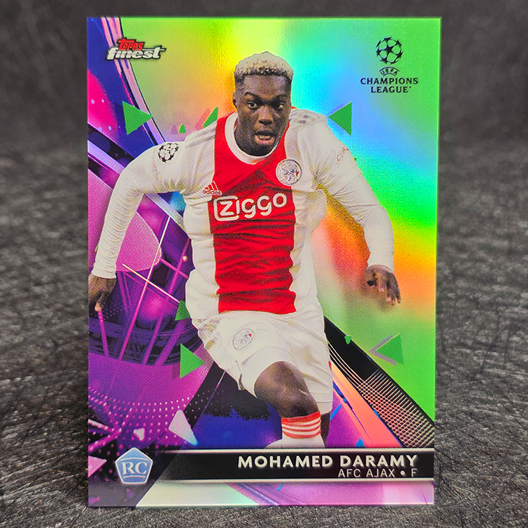Topps Finest UEFA 2021-22 - Neon Green - Mohamed Daramy, Ajax /99 #57