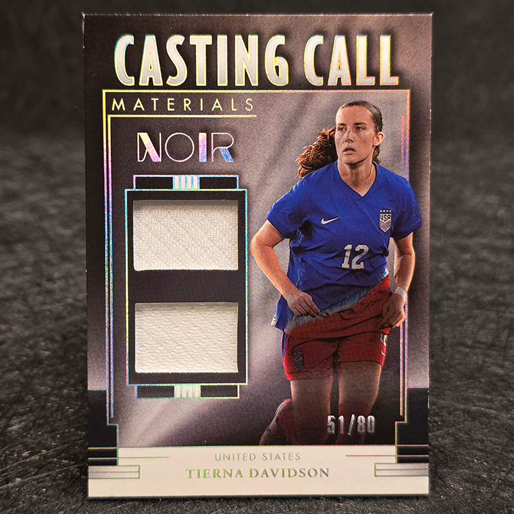 Panini Noir Soccer 2004/25 - Casting Call Materials - Tierna Davidson, United States /80 #CC-TD