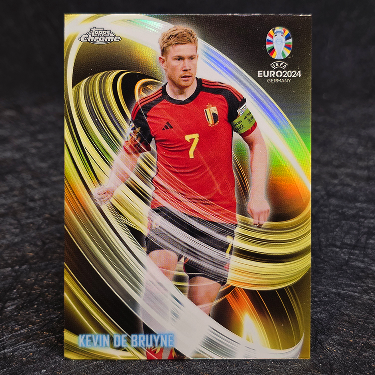 Topps Chrome UEFA Euro 2024 - Yellow - Kevin De Bruyne, Belgium #NN-23