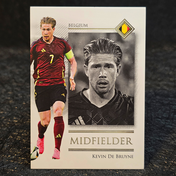Futera Unique World Football 2025 - Midfielder - Kevin De Bruyne, Belgium #034