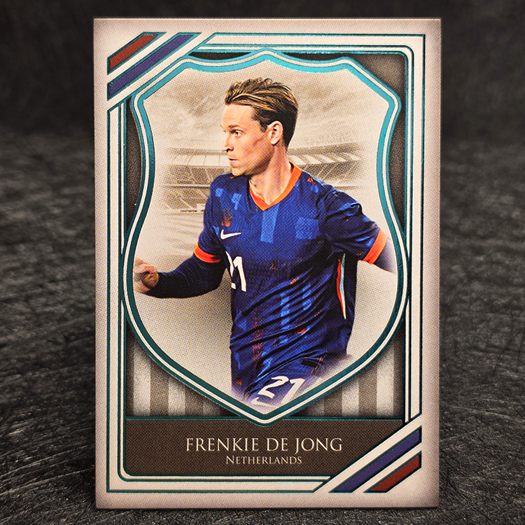 Futera Unique 2025 - Heritage - Aqua - Frenkie De Jong, Netherlands /32 #HG035