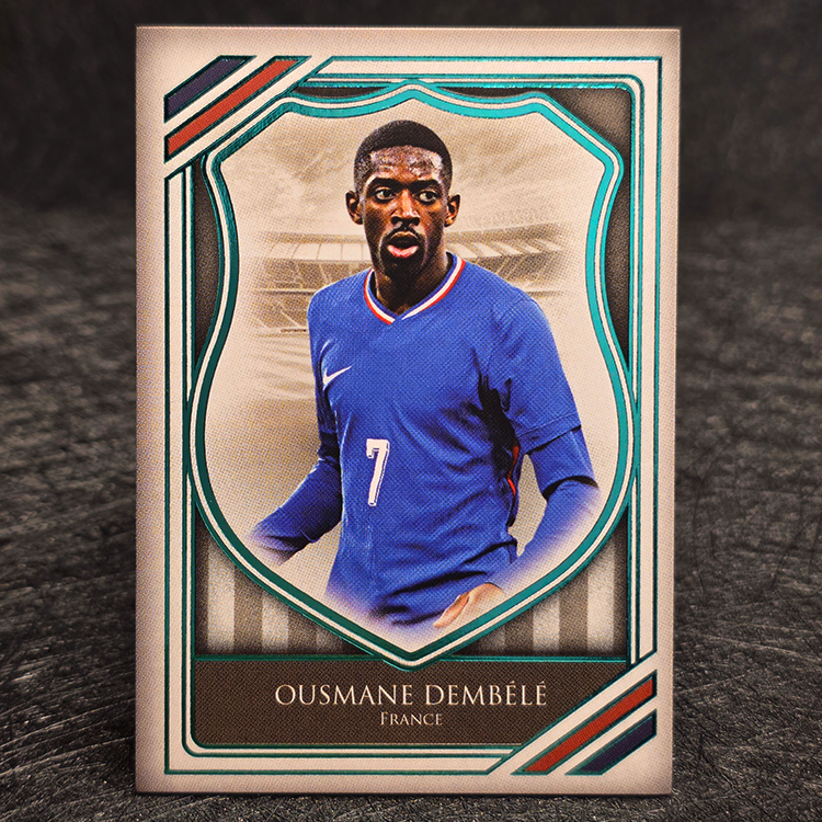 Futera Unique 2025 - Heritage - Aqua - Ousmane Dembele, France /32 #HG063