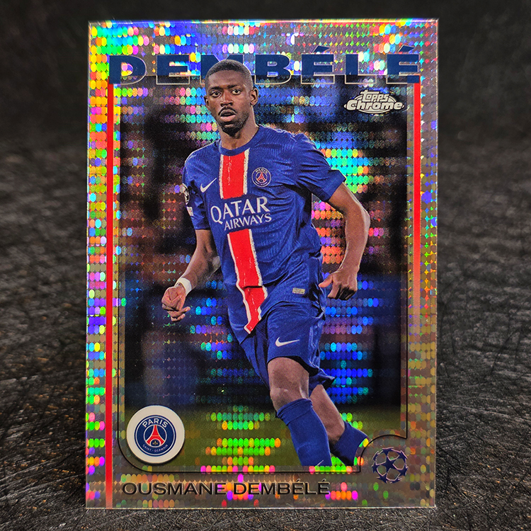 Topps Chrome UCC 2024-25 - Silver Pulsar - Ousmane Dembele, Paris St Germain #109