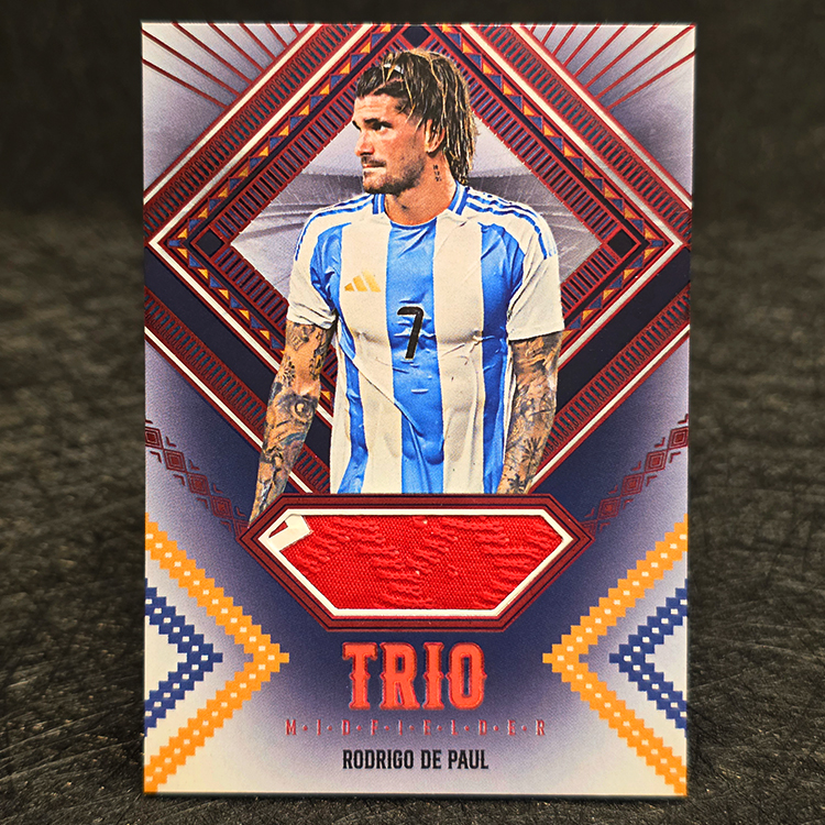 Futera Unique 2025 - Trio - Rodrigo De Paul, Argentina /5 #TMM05