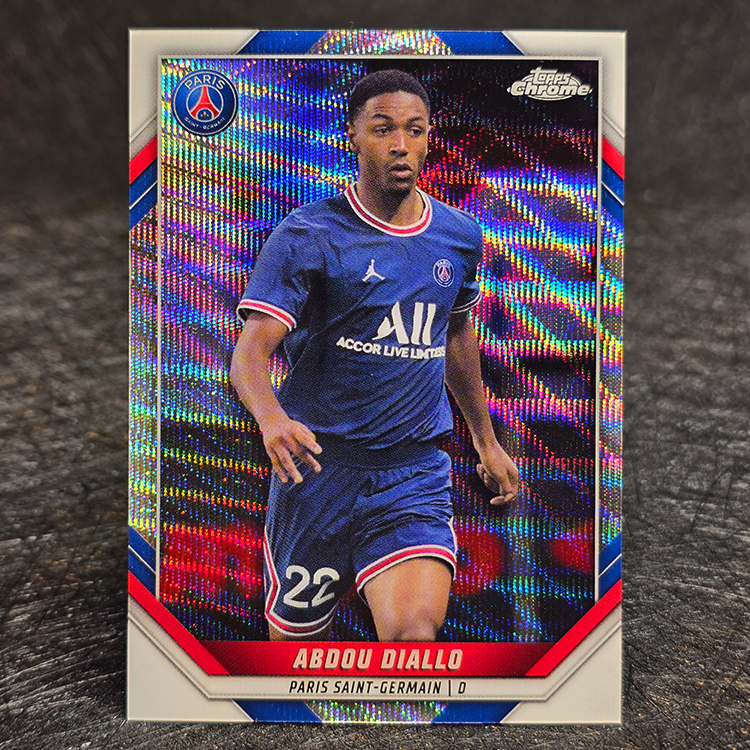 Topps Chrome 2021-22 - Blue - Abdou Diallo, Paris St Germain /45