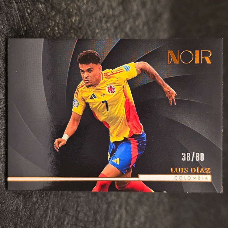 Panini Noir Soccer 2004/25 - Bronze - Luis Diaz, Colombia /80 #177