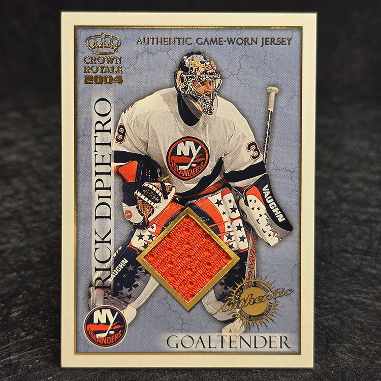 Pacific Crown Royale 2004 - Authentic Jersey, Goaltender - Rick DiPietro, New York Islanders /650 15