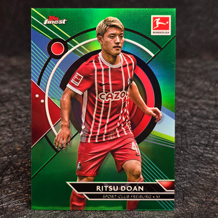 Topps Finest Bundesliga 2022-23 - Green - Ritsu Doan, Freiburg /99 #58