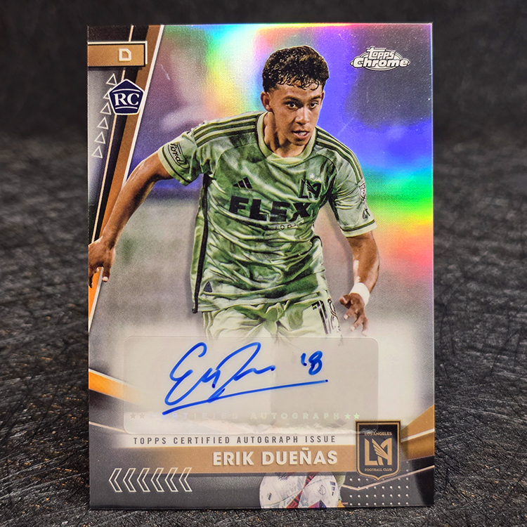 Topps Chrome MLS 2024 - Chrome Autograph - Erik Duenas, LAFC #CA-ED