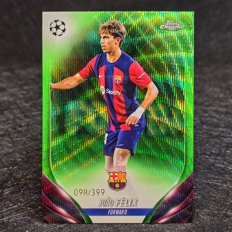 Topps Chrome UEFA 2023-24 - Green - Joao felix, Barcelona /399 #71