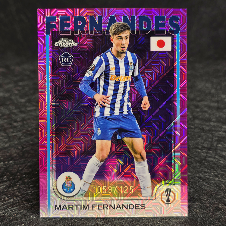 Topps Chrome UEFA 2024-25 - Japanese Edition, Pink - Martim Fernandes, Porto /125 #187