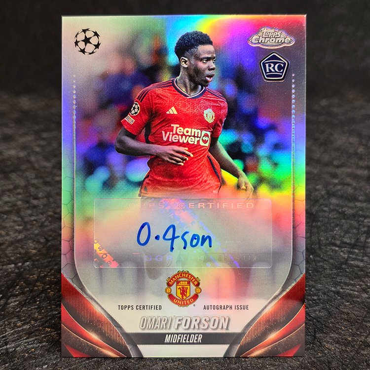 Topps Chrome UEFA 2023-24 - Autograph - Omari Forson, Manchester United #CA-OF