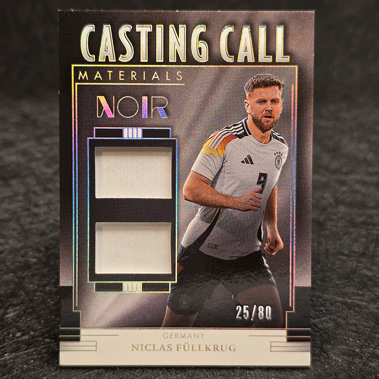 Panini Noir Soccer 2004/25 - Casting Call Materials - Niclas Fullkrug, Germany /65 #CC-NF