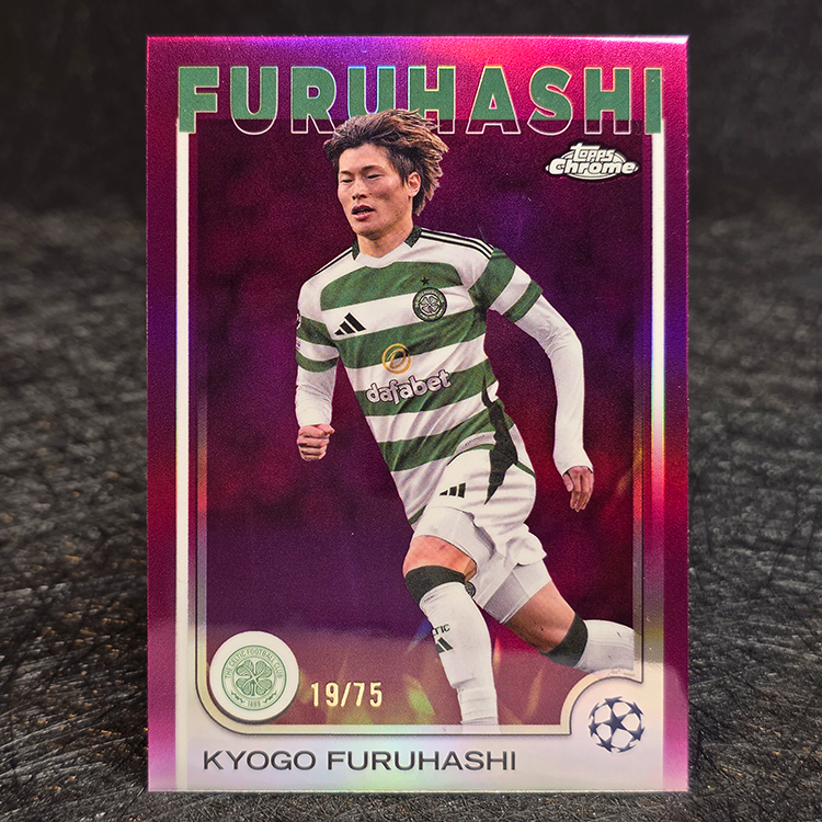 Topps Chrome UEFA 2024-25 - Purple - Kygo Furuhashi, Celtic /75 #140